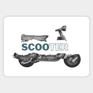 Scooter mania vintage Sticker